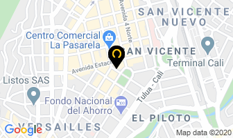 Mapa de Corporacion Proteccion en Cali
