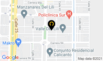 Mapa de Corporal Aesthetic en Cali