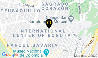 Mapa de Corre en Bogotá D.C