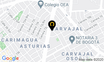 Mapa de Corre Cauchos en Bogotá D.C