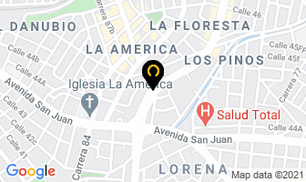 Mapa de Correa Dávila Rubén en Medellín