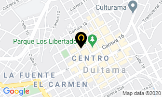 Mapa de Correa Higuera Claudia Inés en Duitama