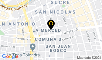 Mapa de Correa Valencia Betty Mercedez en Cali