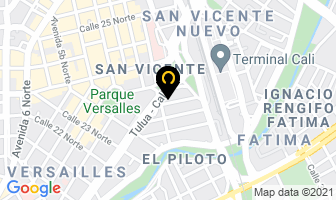 Mapa de Correas Internacional S.a.s. en Cali