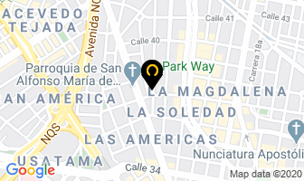 Mapa de Corredores Financieros Banca De Inversión Ltda en Bogotá D.C