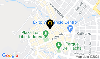 Mapa de Correos Alper en Villavicencio