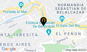 Mapa de Correos Del Pacífico en Cali