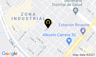 Mapa de Corrupack en Bogotá D.C