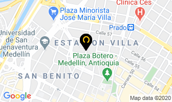 Mapa de Corte Impresos Garcia en Medellín