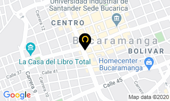 Mapa de Corte Latino en Bucaramanga