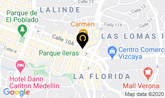 Mapa de Corte Y Color en Medellín