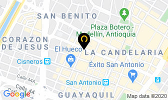 Mapa de Cortes Medina en Medellín