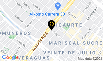 Mapa de Cortes Y Servicios Ltda en Bogotá D.C