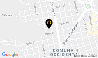 Mapa de Cortesander en Bucaramanga