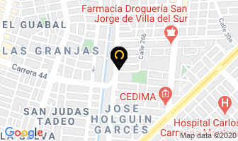 Mapa de Cortinas Julieth en Cali