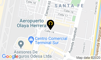 Mapa de Cortinas Lastra en Medellín