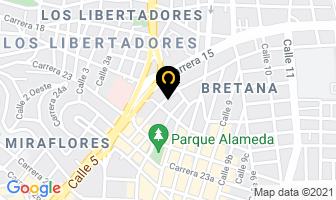 Mapa de Cortinas Luis Carlos Paz en Cali