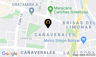 Mapa de Cortinas & Persianas Del Valle en Cali
