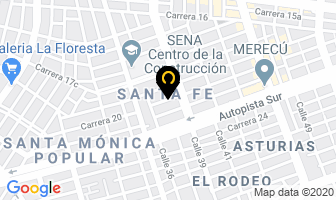 Mapa de Cortinas Ximena Sterling en Cali