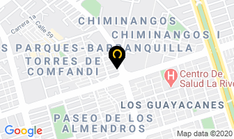 Mapa de Cortinas Y Lencería en Cali