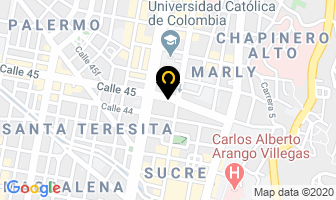Mapa de Cortinas Y Persianas Plus en Bogotá D.C