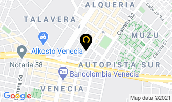 Mapa de Cortinería En General en Bogotá D.C