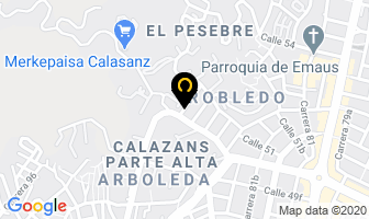 Mapa de Cortipersianas en Medellín