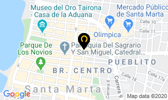 Mapa de Coserama en Santa Marta