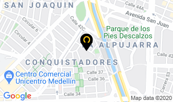 Mapa de Cosintex E.u. en Medellín