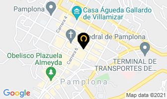 Mapa de Cositas Ricas Express en Pamplona