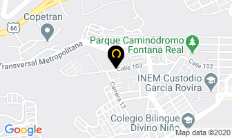 Mapa de Cosmeticos Bella en Bucaramanga