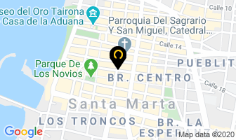Mapa de Cosméticos Franchesca en Santa Marta