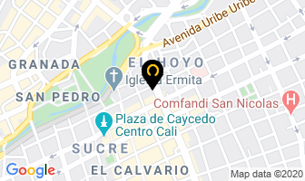 Mapa de Cosméticos Nohemy Arboleda en Cali