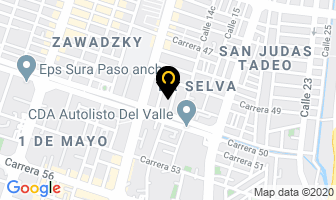 Mapa de Cosmeticos Slendy en Cali
