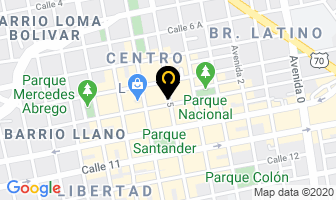 Mapa de Cosmeticos William´s en Cúcuta