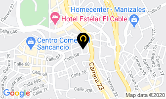 Mapa de Cosmitet Ltda. en Manizales