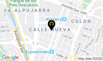 Mapa de Cosmofibras en Medellín