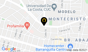 Mapa de Costaenvios Topenar Ltda. en Barranquilla