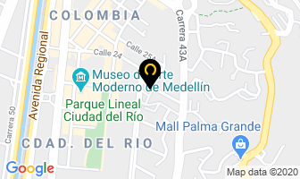 Mapa de Covecar en Medellín