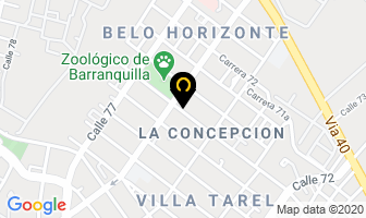 Mapa de Covein Ltda. en Barranquilla