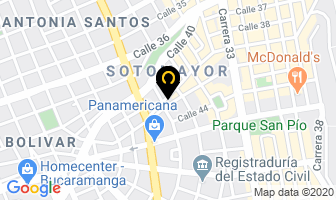 Mapa de Cplus en Bucaramanga