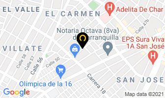 Mapa de Cps Gráficas en Barranquilla