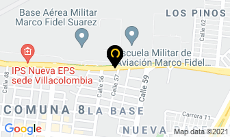Mapa de Crc Pase Ya en Cali