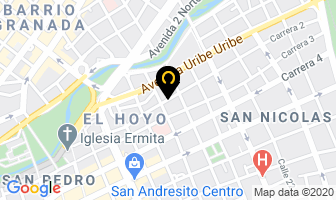 Mapa de Crea Impresores en Cali