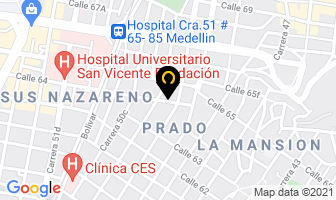 Mapa de Creacinox en Medellín