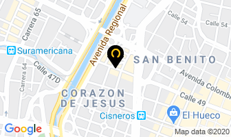Mapa de Creaciones Arley en Medellín