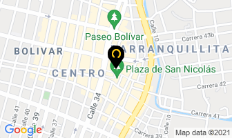 Mapa de Creaciones Asomada en Barranquilla