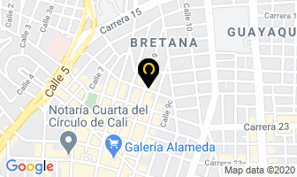 Mapa de Creaciones Caipirinha en Cali
