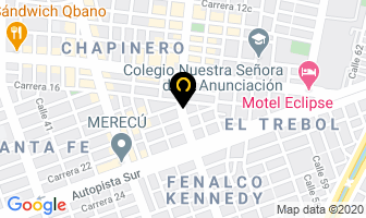 Mapa de Creaciones Eliza en Cali