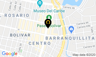 Mapa de Creaciones Genero en Barranquilla
